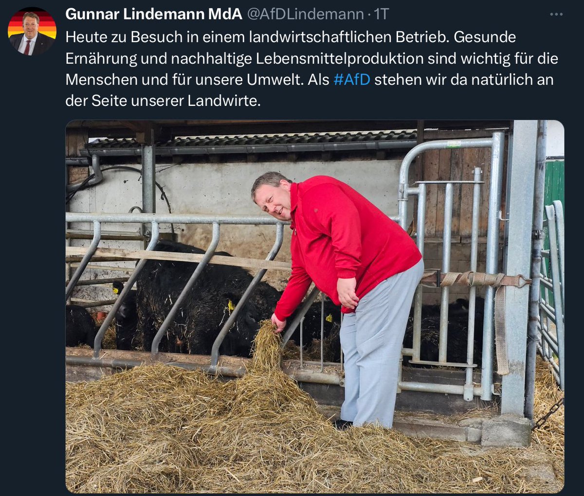 #Lindemann fabuliert über 'gesunde Ernährung'😳 Sorry, aber das ist fast so glaubwürdig wie die Einlassungen von #Kotre zum Klimaschutz! 

#AfD
#Krah 
#Bystron
#Landesverräter