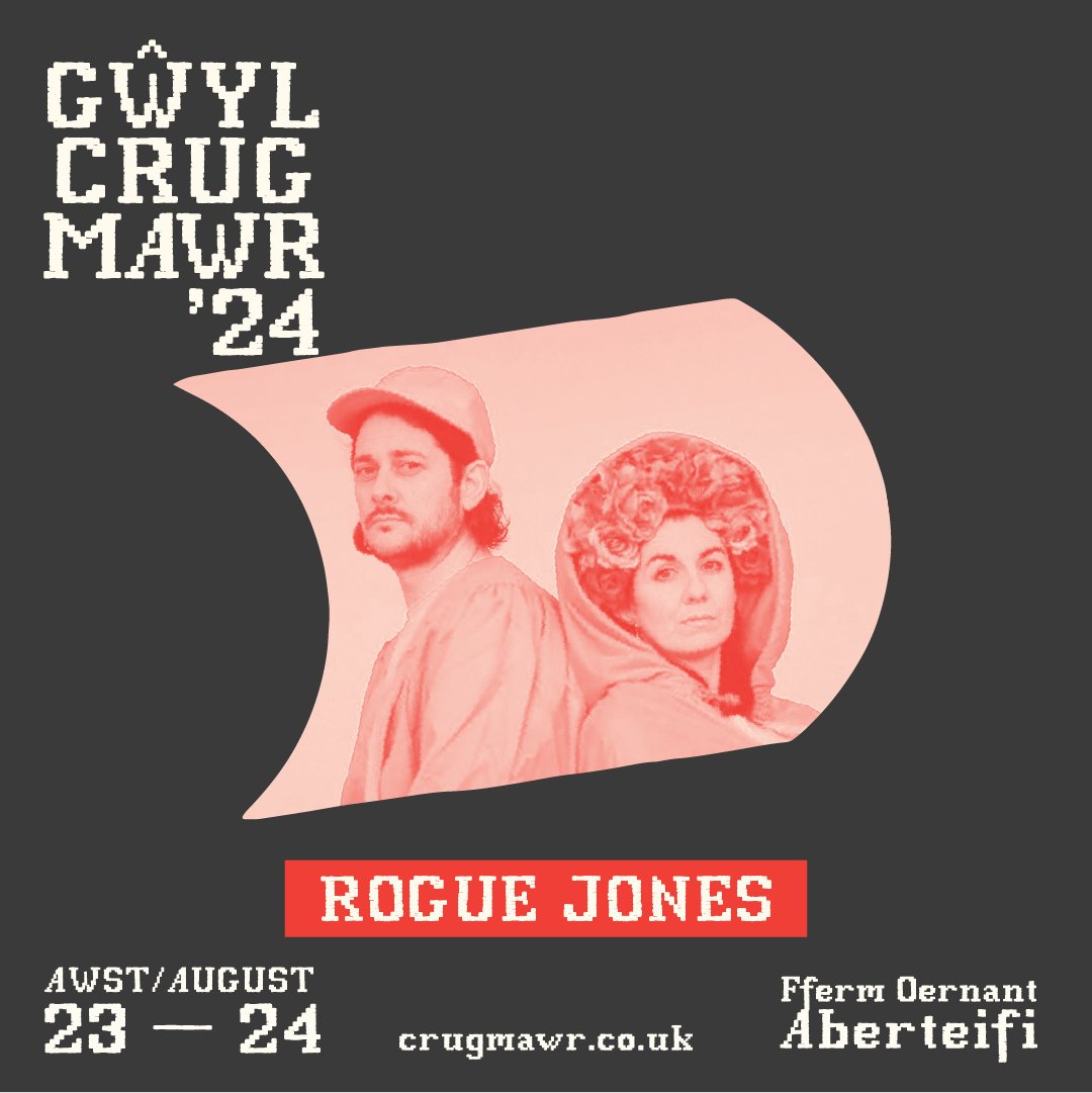 CYHOEDDIAD LEIN-YP📣 🙌Bydd cyfle i weld @Rogue_Jones yn chwarae yn Crug Mawr ym mis Awst! There will be an opportunity to see @Rogue_Jones play in Crug Mawr in August!