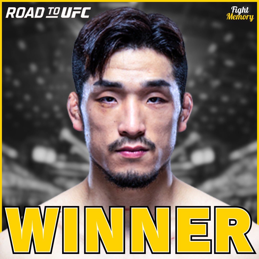 RTU試合結果📝 野瀬翔平、スヨンに判定負け。 スヨンが準決勝進出。 #UFC #RTU3