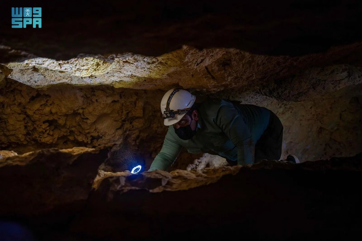 NCW Launches Cave Exploration Program in the Northern Borders. spa.gov.sa/en/w2105347 #SPAGOV