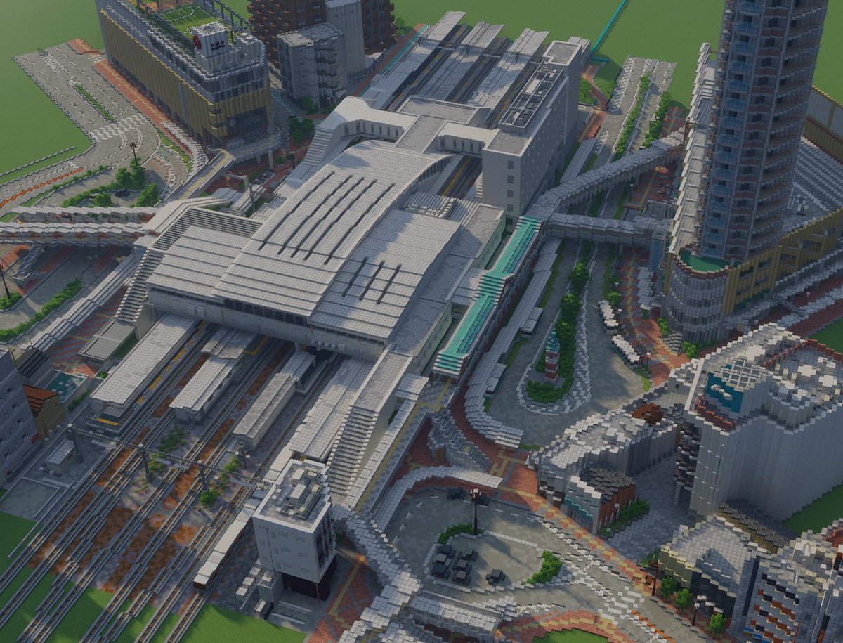マイクラで作ってる街
#Minecraft建築コミュ #Minecraft