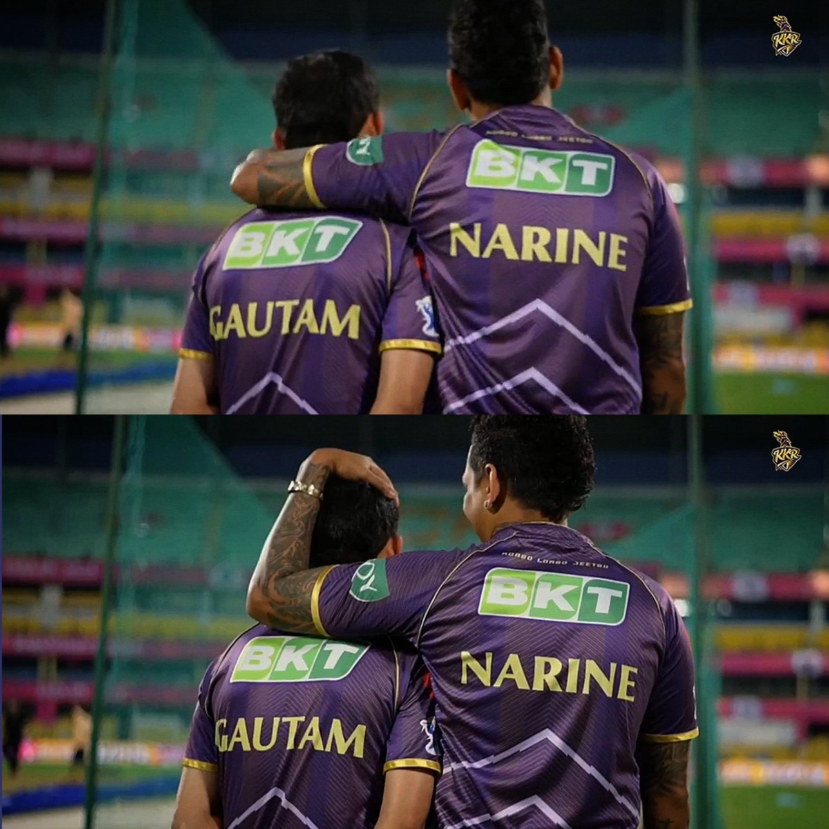 Kolkata Knight Riders is forever blessed to have these 2 G.O.A.T's  represented us and are back together again. We're coming for our 3rd IPL Trophy.🏆

Korbo Lorbo Jeetbo💪