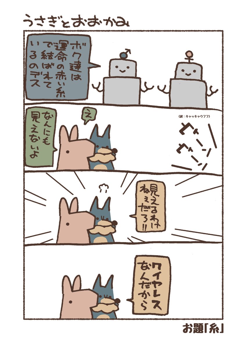 過去4コマ「糸」 