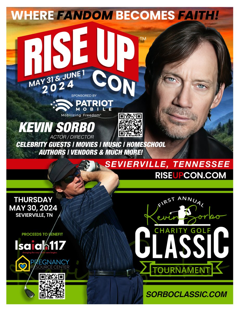 Come join us at RiseUpCon.com for the whole family very near Dollywood just south of Knoxville!