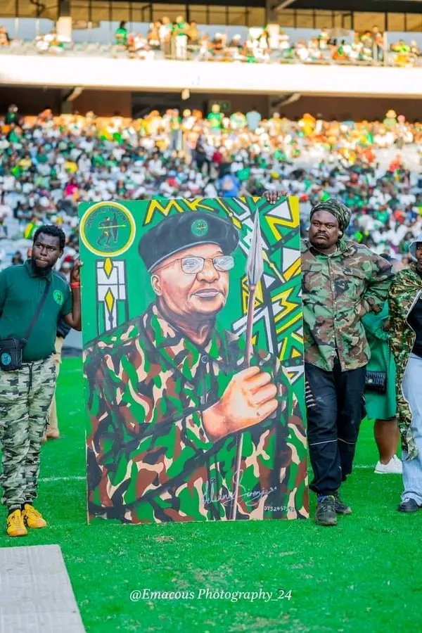 Rasta paint MK leader Jacob Zuma..