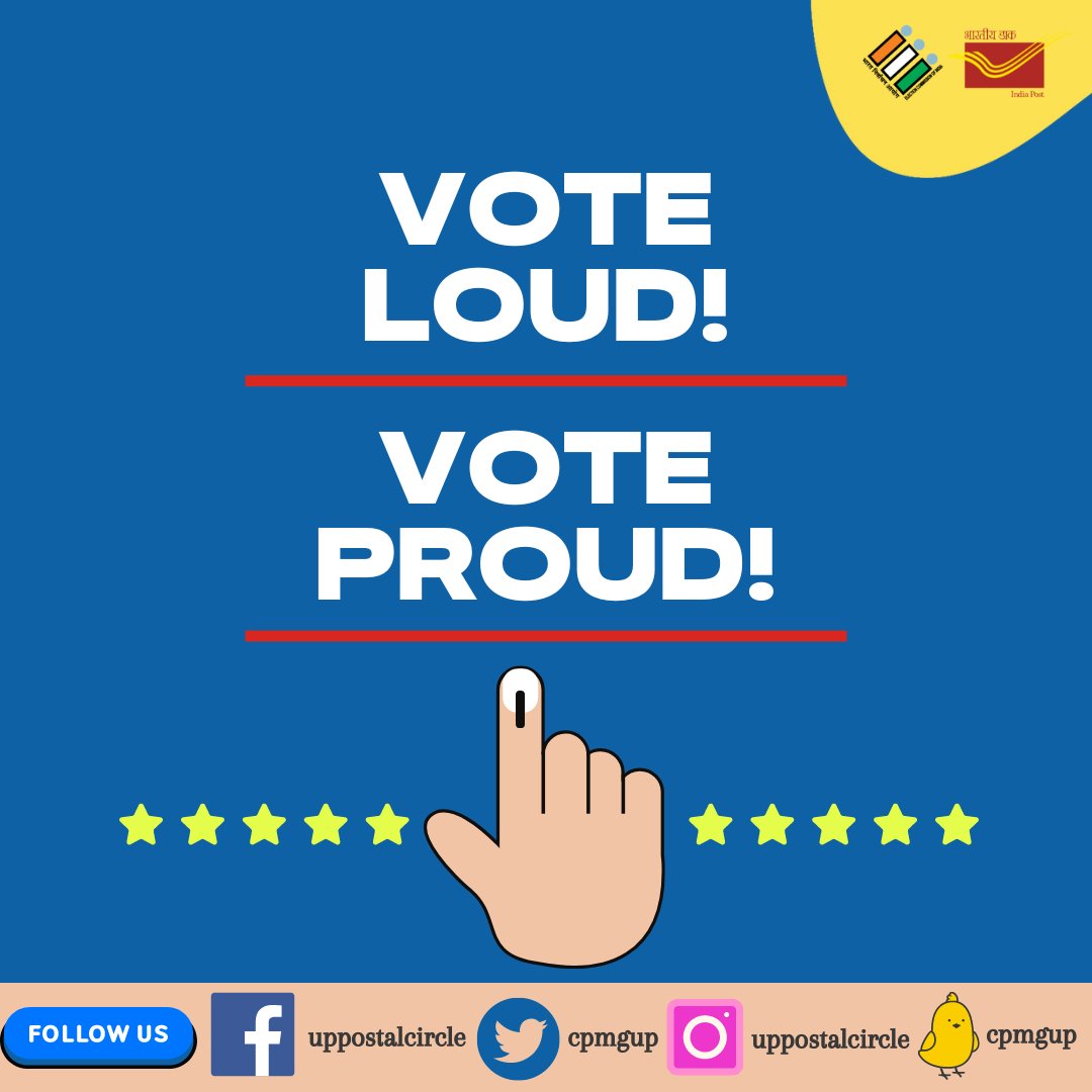 मतदान करना आपका कर्तव्य भी है और आपकी ज़िम्मेदारी भी।

#IVoteForSure #MeraVoteDeshkeLiye