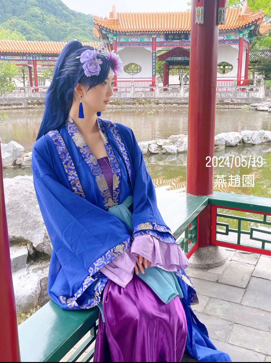 05192024_'s tweet photo. おそくほう！

鳥取 /#燕趙園 /#中華コスプレ大会

梨花妃🪻(リファ妃)
玉葉妃🌸(ぎょくよう妃)@pococha_rrr 

ストフェスと同じ装備で燕趙園♡
素敵な出会いもあり鳥取に感謝🙏 https://t.co/dxHpcvDQ0L