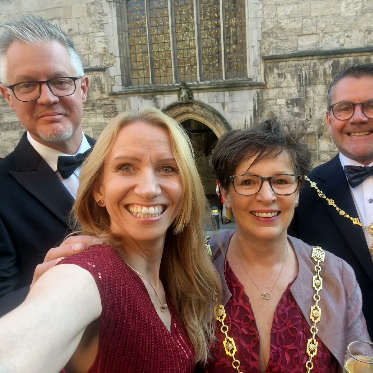 Fantastic Charity Ball with Lord Mayor and Sheriff of York last night. 🩷