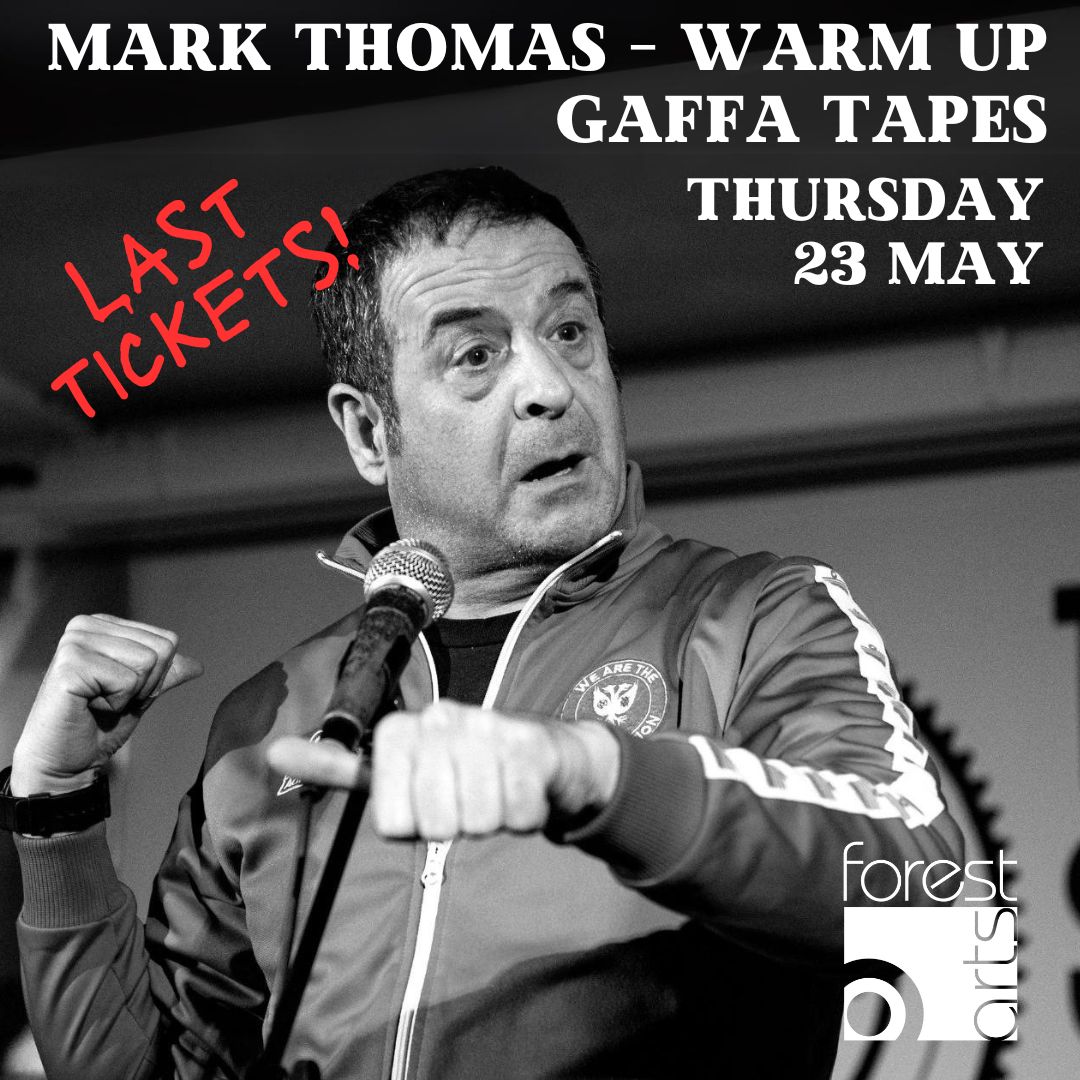 Last chance for tickets before the show on Thursday! Join Mark as he tries out material for his brand-new show. Jokes, rants, politics, play and the occasional sing song. If you don’t know what he does - ask your parents. Thursday 23 May Book here: buff.ly/3PUKi9h