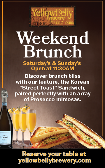 Start your weekend with Brunch at YellowBelly! #BrunchAtYellowBelly #KoreanStreetToast #MimosaSelection #WeekendBrunch