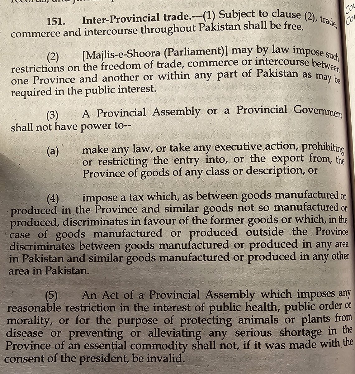 A clear violation of Article 151 of the Constitution. Punjab Government is forced upon ensuring the farmers in Punjab keep on suffering from exploitation.