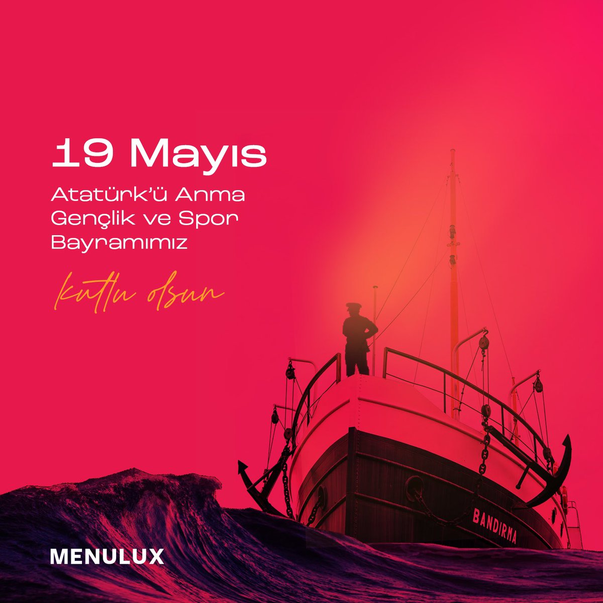 Bugün, Türkiye’nin bağımsızlık ve özgürlük mücadelesinin başlangıcı olan 19 Mayıs Atatürk’ü Anma, Gençlik ve Spor Bayramı’nı kutluyoruz. 

Geleceğe umutla bakan gençlerimizin bayramını en içten dileklerimizle kutluyoruz ♥️🇹🇷