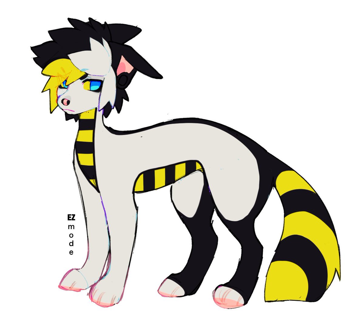 On_fleekd's tweet image. Need to re-buy my Nintendo games, selling these! Can haggle on all.

Blue/Black dog: 80$ EZmode

Bee dog: 70$ EZmode, has unfinished ref by me

Tropical Sharkdog: 40$ ghostsenketsu, has ref by me

Parrot dog: 20$