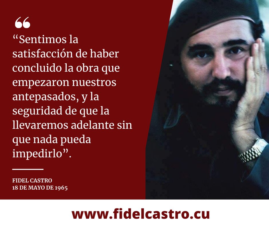 #FidelVive
#SomosContinuidad
@PresidenciaCuba