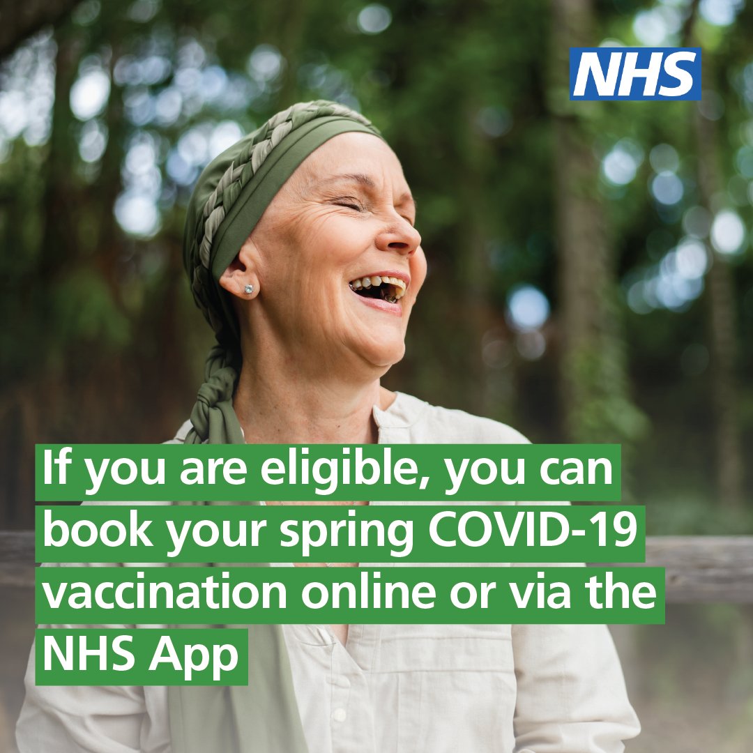If you are aged 75 or over or have a weakened immune system, you can now book your seasonal COVID-19 vaccine online or on the NHS App. Visit nhs.uk/book-vaccine