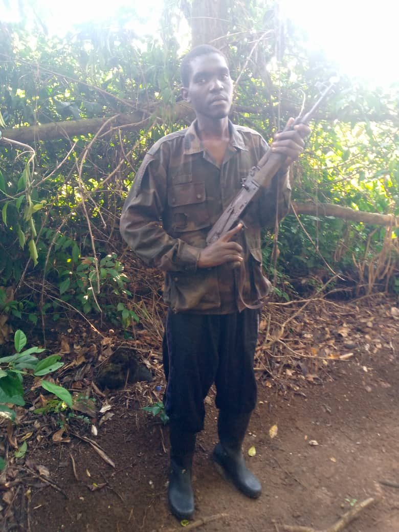 UPDF together with the Armed Forces of DRC have captured Anywari Al Iraq, commander of the ADF, a terrorist group. During the operation, the armies recovered one submachine gun (SMG), 45 rounds of ammunition, 03 walkie-talkies, 01 RPG charger, and an assortment of improvised IEDs