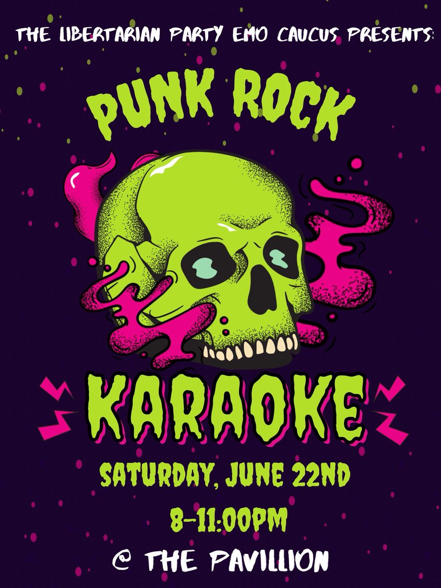 Punk Rock Karaoke at the Pavilion! Hosted by the LP Emo Caucus 🎤 

Get your #PorcFest tickets today - limited number left!
Tickets: PorcFest.com