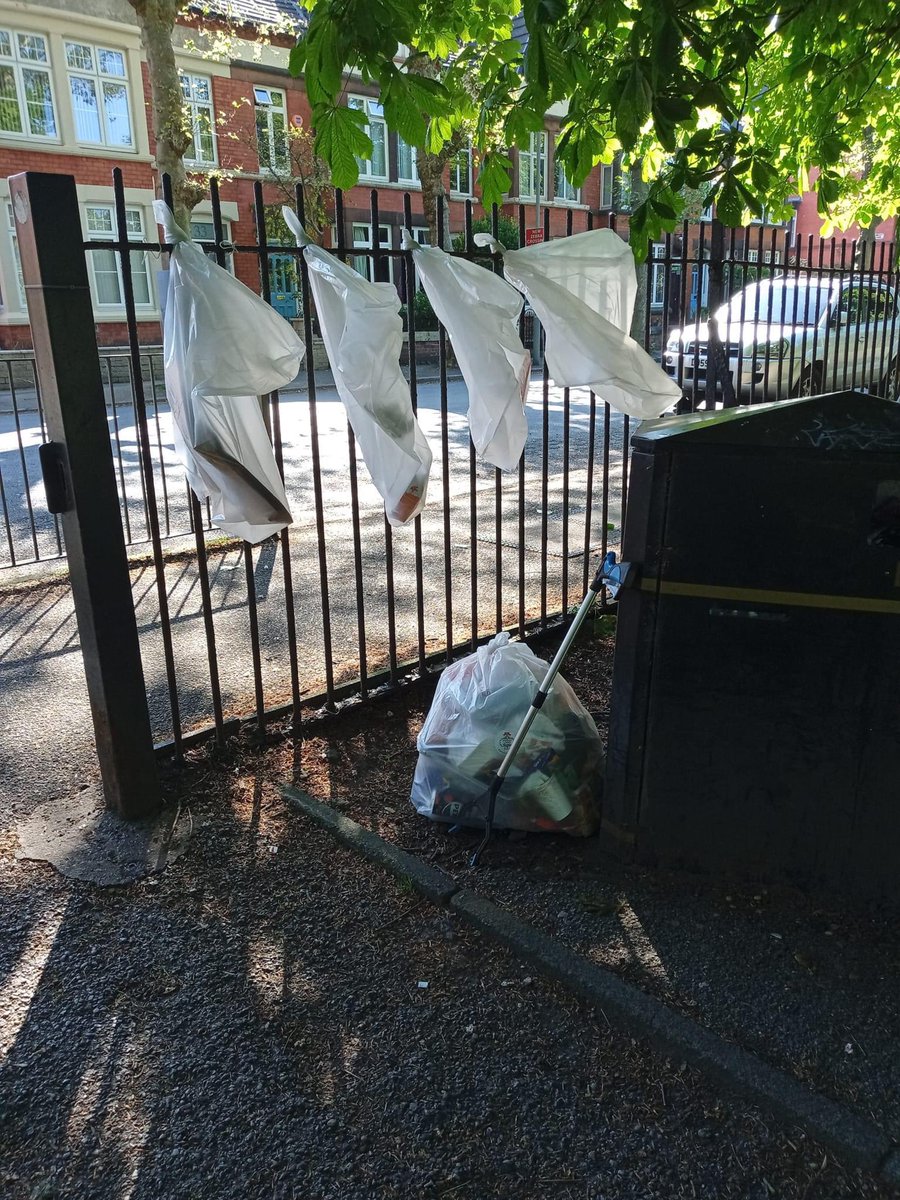 Emma TN hit Greenbank Park early doors and was faced with this 🗑️ all wombled away ready for a new day Good skills Emma ❤️ #pennylanewombles #litterpicking #sustainable #gogreen #savetheplanet #beatles #pennylane #thebeatles #liverpool #keepbritaintidy #litter