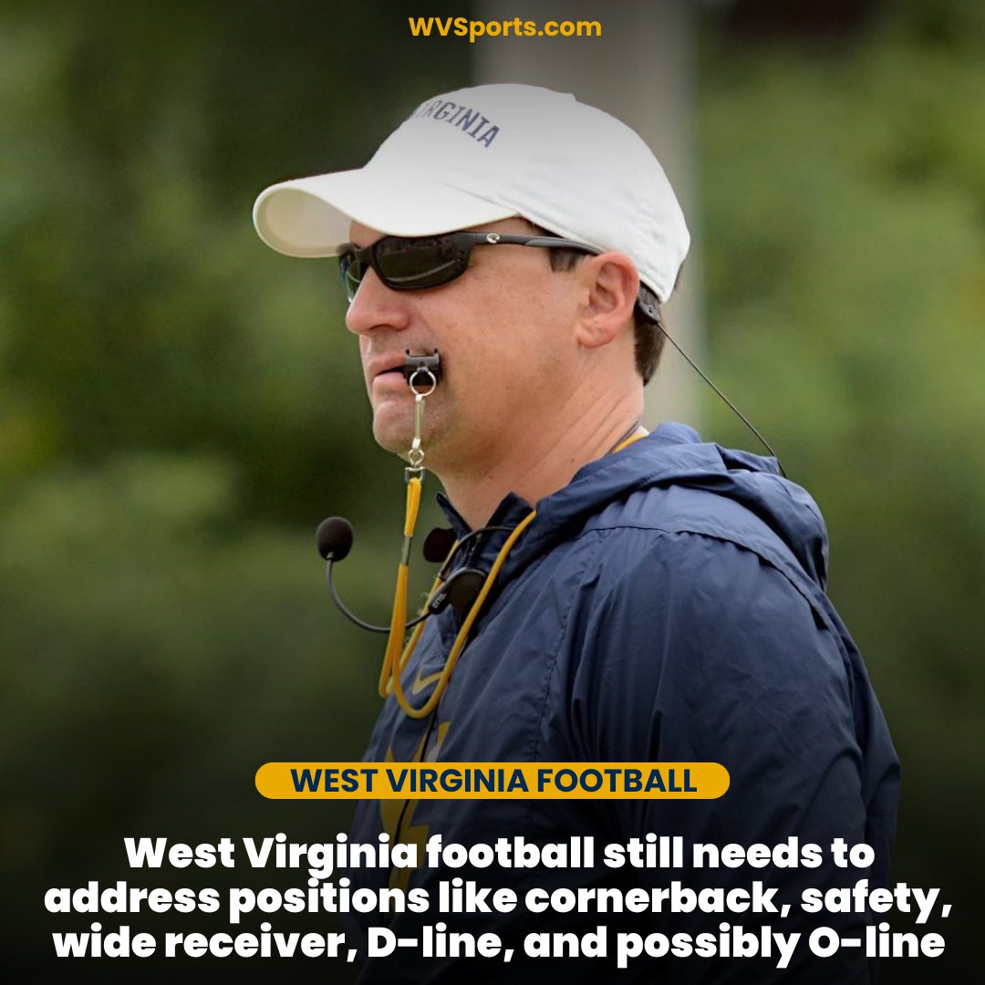 Link: gowvu.us/p7b 

#WVU football is working to finalize its roster, focusing on defensive backs, wide receivers, and the defensive line. #HailWV
