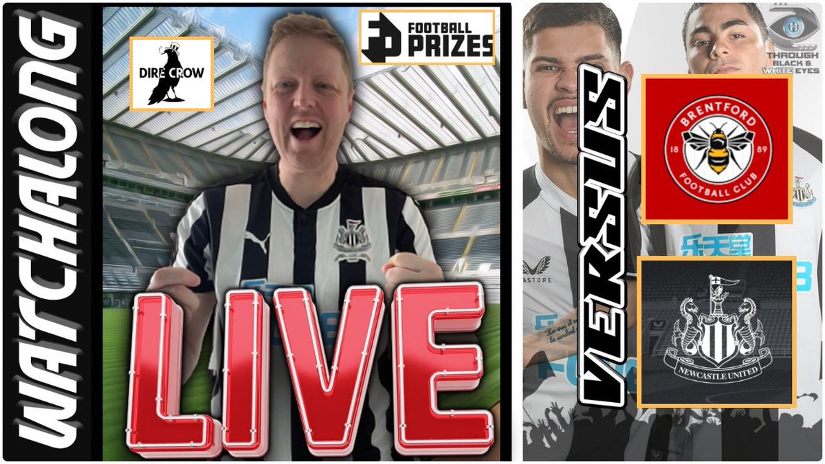 BRENTFORD V NEWCASTLE UNITED LIVE WATCH ALONG youtube.com/live/3WhuAz4fk… via @YouTube live at 3:45pm on @ThroughBWEyes For one last time this season I will be covering the #BRENTFORD V #NUFC game on YouTube Come and join in the chat about the action 👊