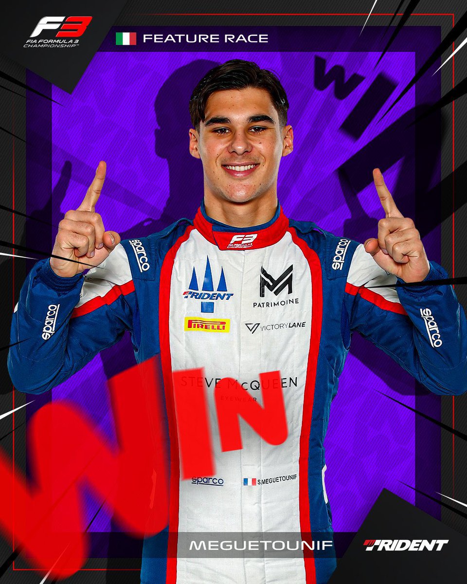 Au travers de Sami Meguetounif, ce sont Marseille et la France qui s’illustrent ce matin 🇫🇷👏 Bravo à ce jeune Marseillais qui vient, à Imola, de décrocher sa première victoire en F3 ! Prochaine course à Monaco, le week-end prochain, tout le Sud est derrière lui !