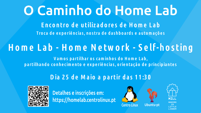 No próximo sábado vamos iniciar "O Caminho do Homelab", venham também, partilhem os vossos conhecimentos e experiências com a comunidade, e venham aprender.
Vamos começar com firewalls e virtualização!
Todos os detalhes em: homelab.centrolinux.pt
#Homelab #SelfHosting #Linux