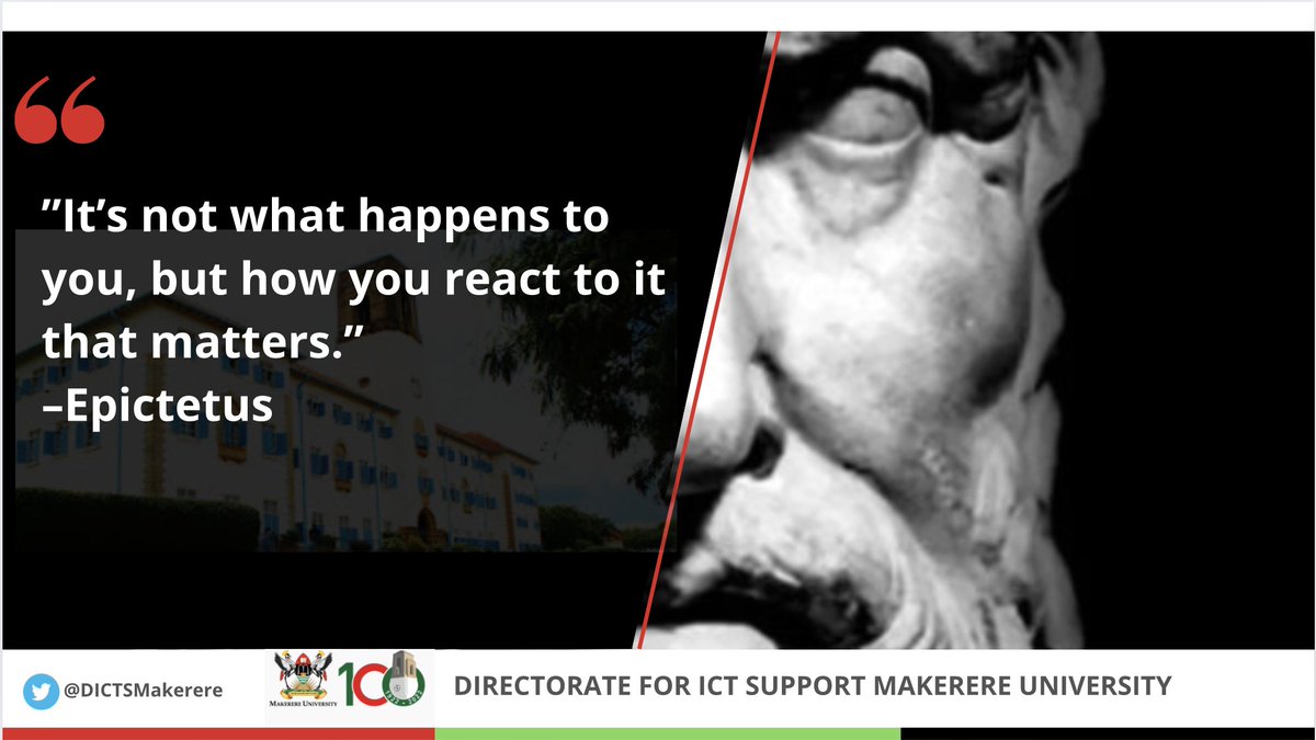 It's a new day.

'It’s not what happens to you, but how you react to it that matters.' said Epictetus

As you start this beautiful week, your response towards external events is key. 

#BuildForTheFuture