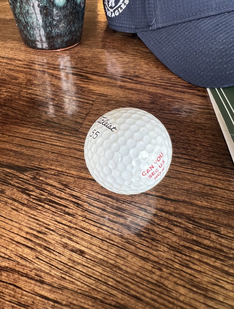 What a weekend to find this golf ball