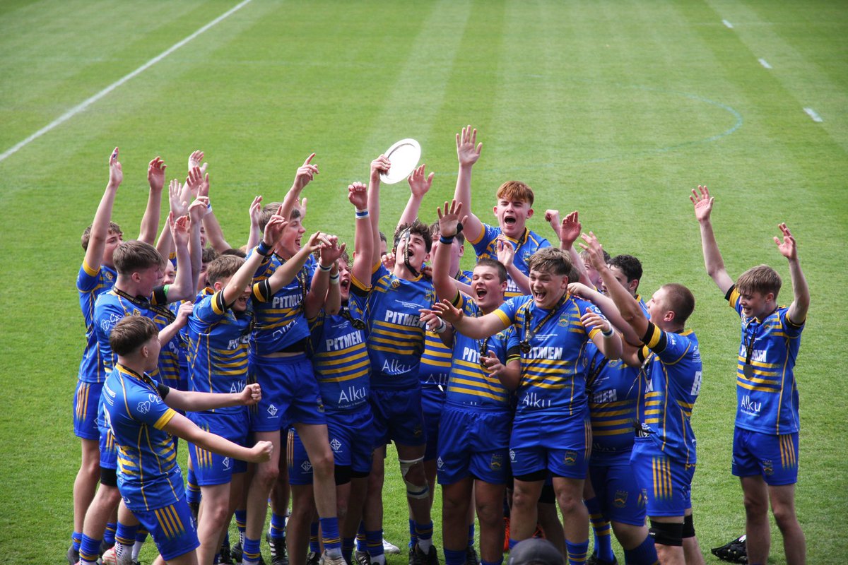 Super proud of these young men yesterday! Great win and evening celebrating. 💙💛