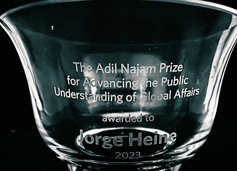 Congratulations Rachel! @RachelBNolan awarded the “2024 Adil Najam Prize for Advancing the Public Understanding of Global Affairs” at @BUPardeeSchool. Awed by her powerful work on the displaced and disposed, especially children. A wonderful choice, who joins two equally