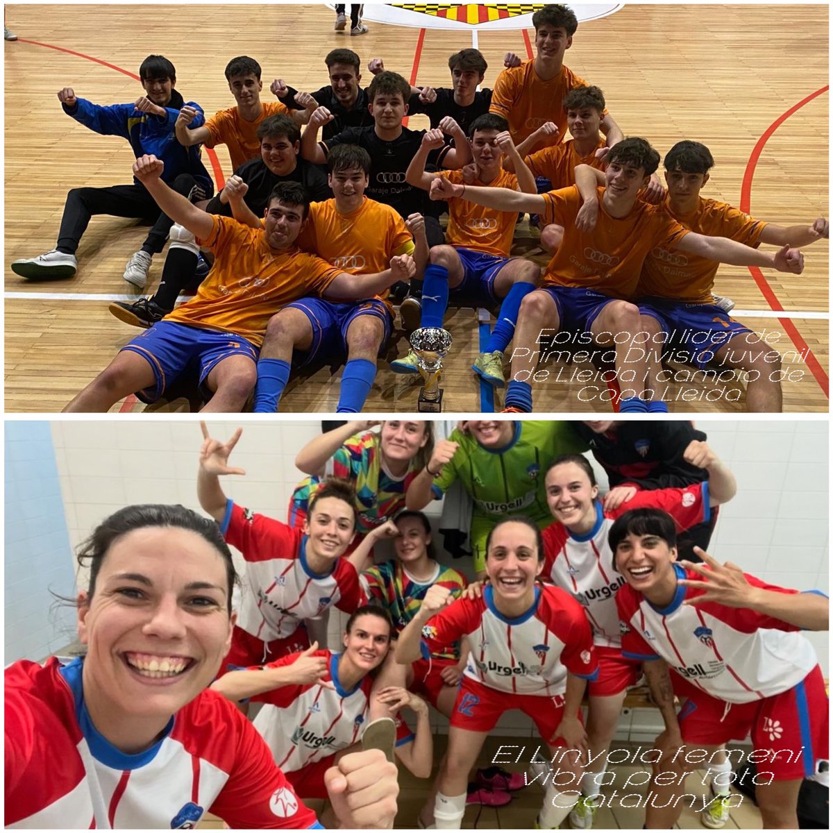 XaviCasals_'s tweet photo. El Futsal torna a prendre territori a #Lleida!
L’ascens del @futsalleida a 2a B. També, Pardinyes a DH Cat.
El pavelló de @maristeslleida fa goig a Nacional. 
El @CFS_Alcoletge destaca amb l’infantil i juvenil. Volen pujar.
Episcopal triomfa a 1a i @FSalaLinyola brilla en femení. https://t.co/g5LojrFapH