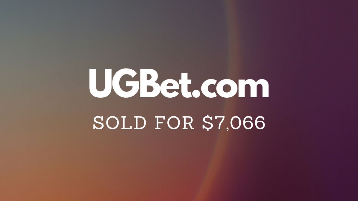 Yesterday saw $292k in domain name sales including: $7,066 UGBet․com $5,988 NNXX․com $3,888 BetterLifeHome․com $3,588 MagicalBeginnings․com $3,499 Stealthium․com Full list 👉 namebio.com/daily #Domains