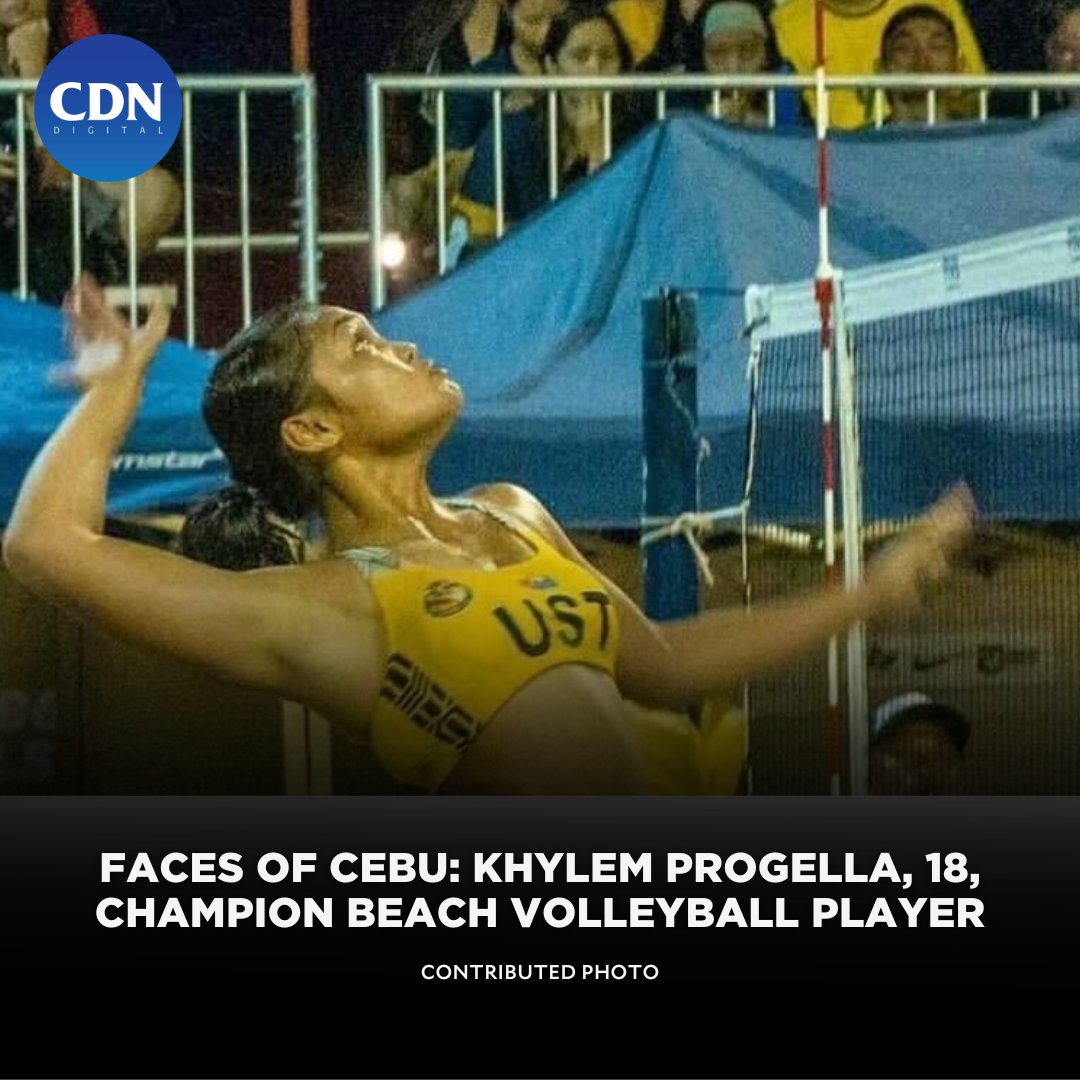 Progella made a name for herself in the beach volleyball scene after helping the University of  Santo Tomas (UST) win the girls’ high school beach volleyball title of UAAP Season 85. #CDNDigital

Read: l.cdn.ph/fockhylem