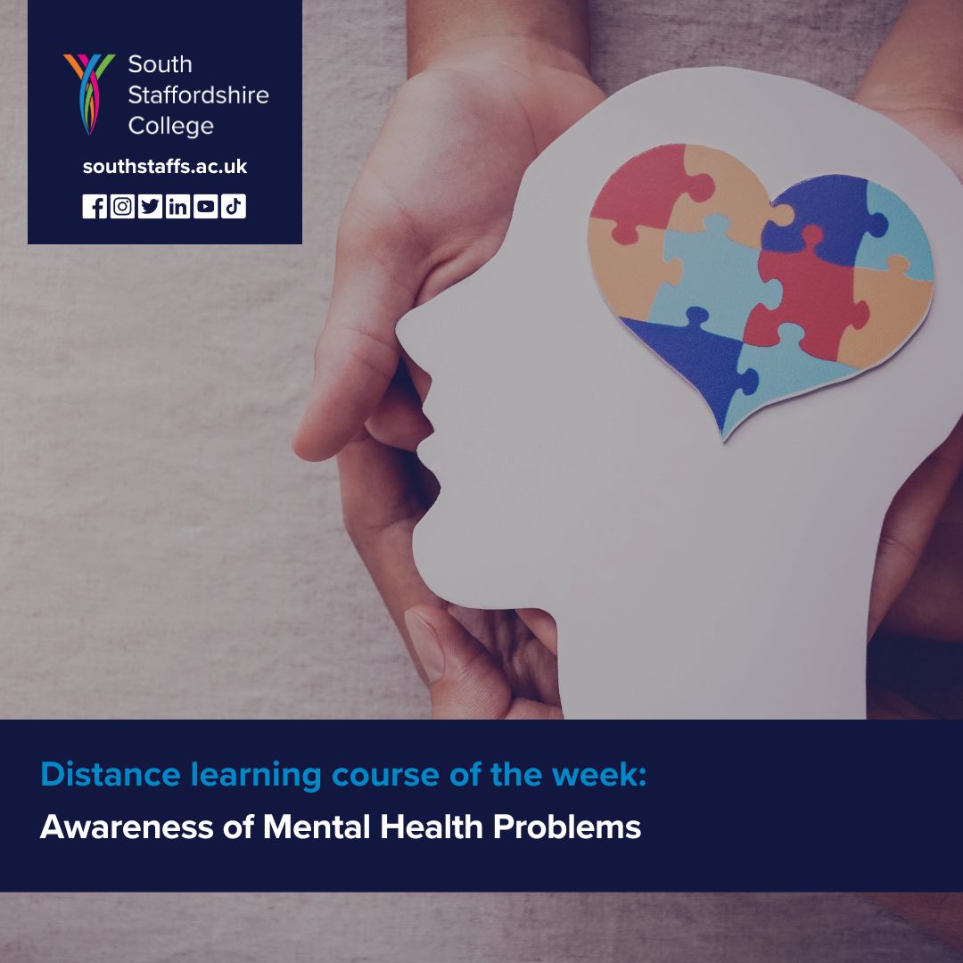 Our #distancelearning course of the week is the Level 2 Certificate in the Awareness of Mental Health Problems. Develop your knowledge of a range of mental health conditions including stress, anxiety, depression, ADHD, PTSD, phobias and bipolar disorder ➡ orlo.uk/B71qC