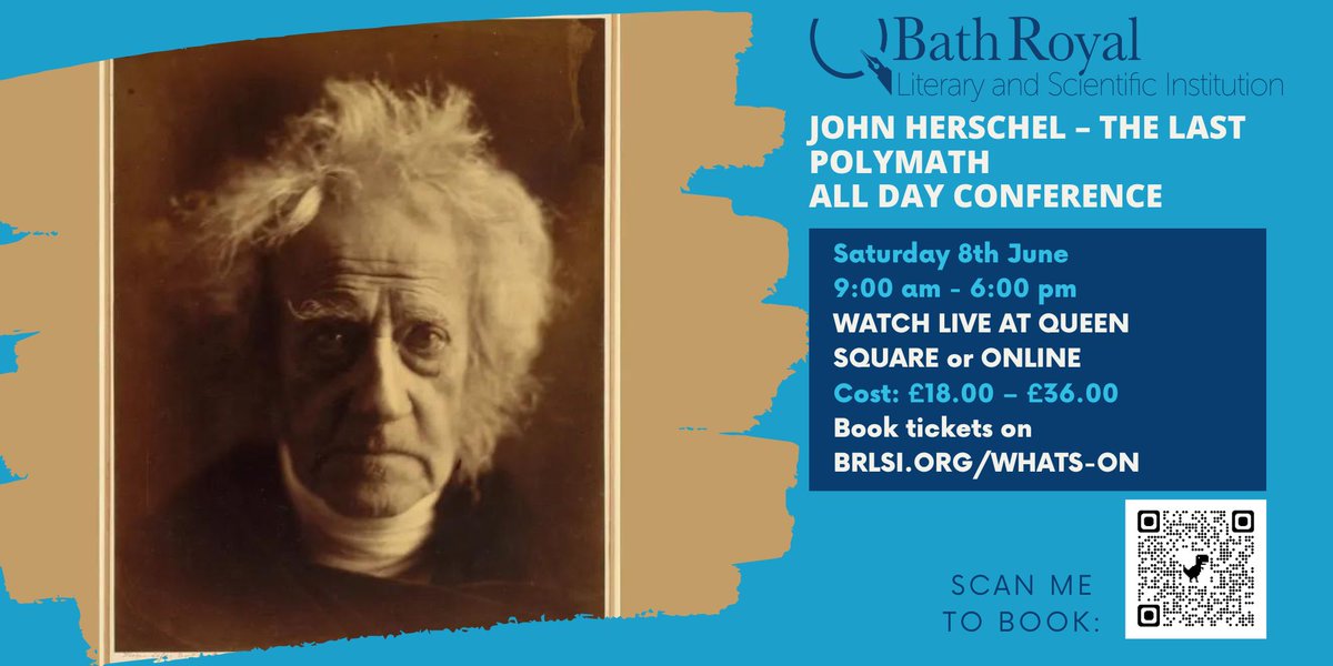 Learn about the legacy of Sir John #Herschel, the Last #Polymath, at our all-day conference on Sat 8 June. Explore his multifaceted contributions to #science, #art, and #literature.  #JohnHerschel #PolymathConference @herschelmuseum