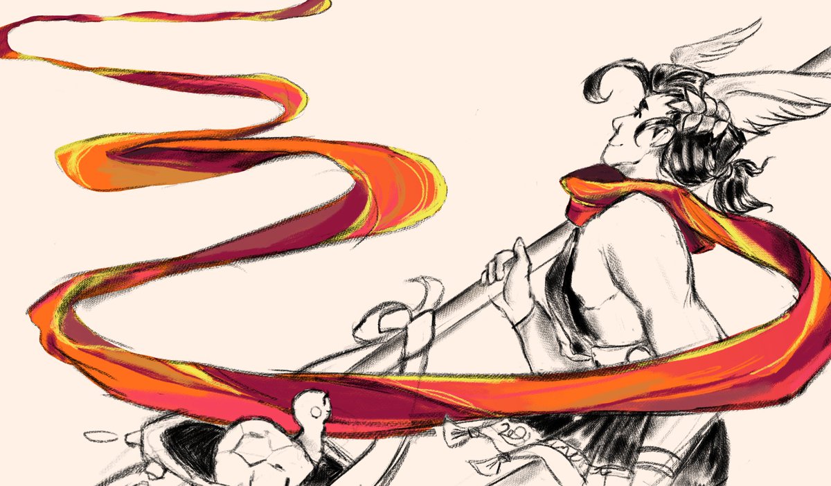 rileyramii's tweet image. hermes,,, he finally returns!! (ft: Chellen) #Hades2