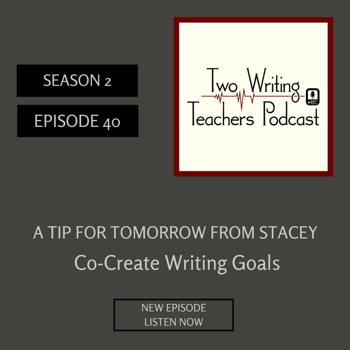 🎙️ Join me as I explore the power of co-creating goals with students to boost their writing skills. Discover how teacher-student collaboration during goal-setting enhances ownership & increases motivation. #TWTPod 🎧Stream now: buzzsprout.com/2027003/150447….