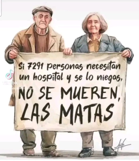 Ayuso, si 7291 personas necesitan un hospital y se lo niegas, NO SE MUEREN, LAS MATAS #MadridSigueEnPie #SanidadPública #Quirón #SaludPública #Cibeles