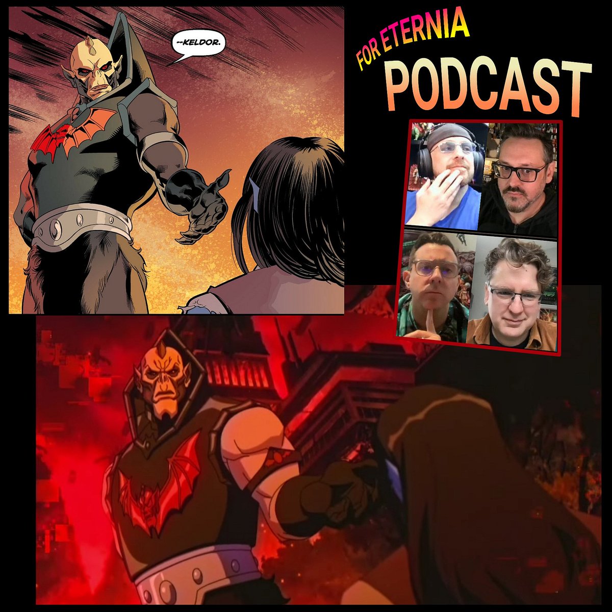 Looking for something to listen to this weekend? Then check out the FOR ETERNIA Podcast where 'Masters of the Universe: Revolution' creators discuss how the new prequel comics delve further into the Hordak & Keldor relationship foreternia.com/2024/05/my-nam… #MastersoftheUniverse #MOTU