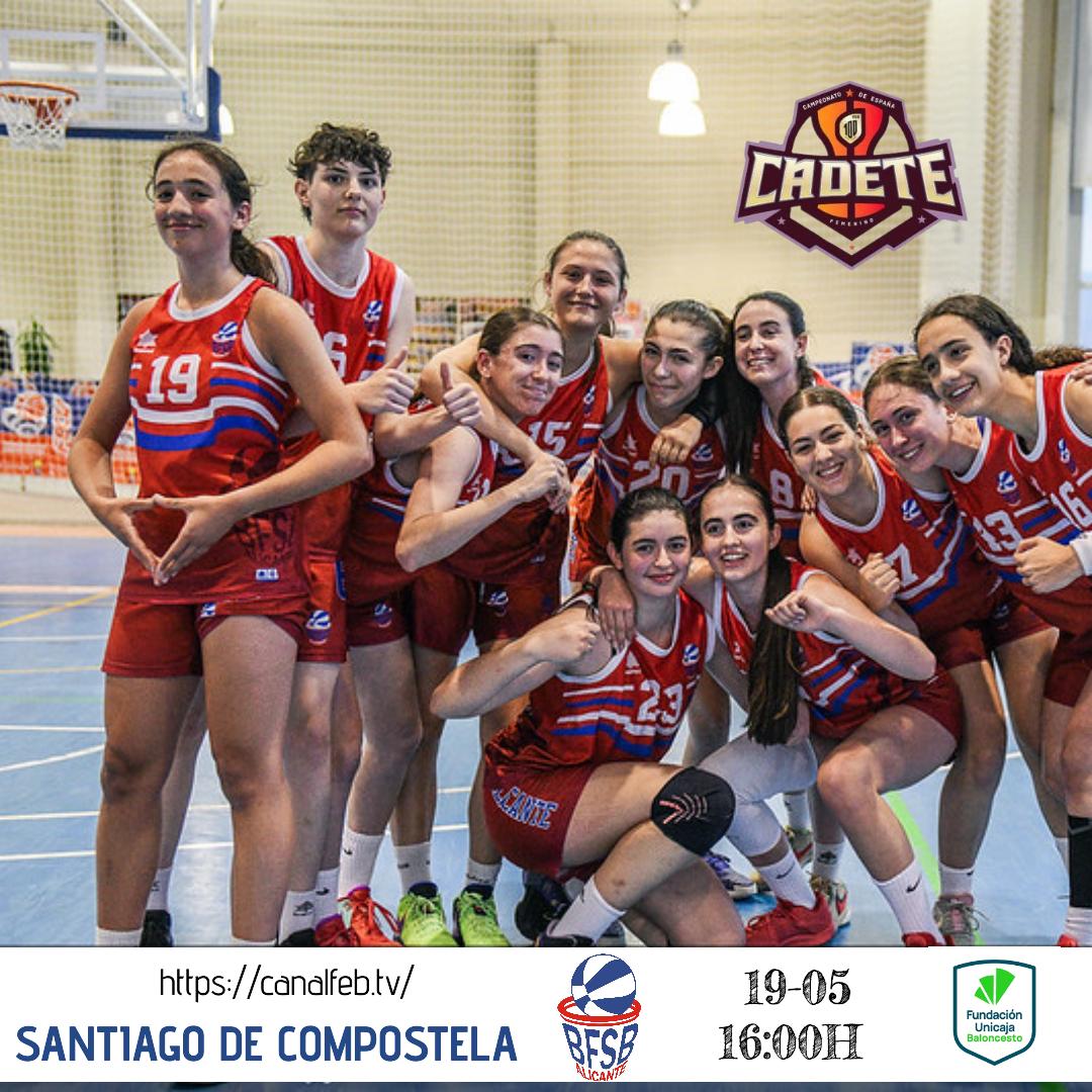 BFSB_Alicante's tweet photo. 📢Primer partido del #febcadete2024 para #BFSB
Hoy, a las 16:00h tenemos una cita para animar al equipo CADETE A
@unicajabaloncesto.
Nos vemos en el https://t.co/aShpAq8z9X
#SomosSanBlas
#SomosBFSB
#SomosFemenino
#SomosCantera
#Unidassomosmasfuertes
#Respetaelbaloncestofemenino https://t.co/y8ZUUq29d3