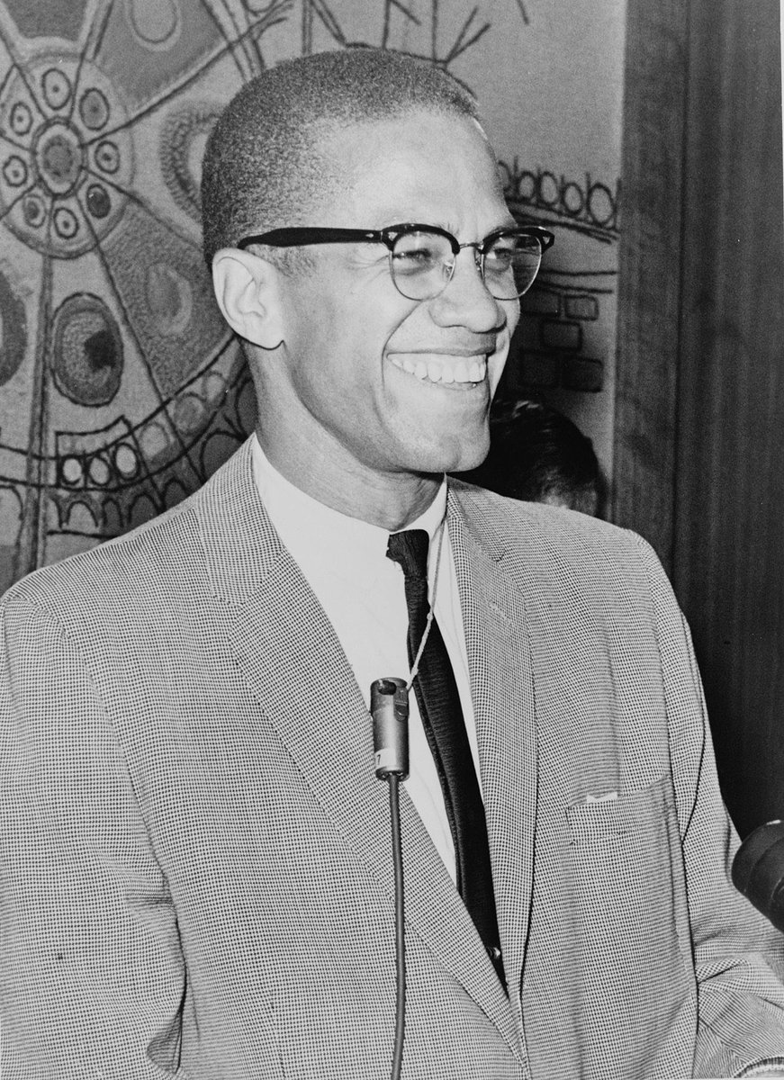 WE SALUTE YOU Today marks 99 years since Malcom X aka Detroit Red aka Malcom Little first graced us with his presence. Hoo Law 2024