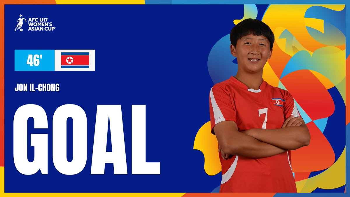 ⚽ GOAL | 🇰🇵 DPR Korea 1️⃣-0️⃣ Japan 🇯🇵 What a start! Jon Il-chong certainly understood her coach's message at half-time! Watch Live 📺 gtly.to/0wUF3L0uo #U17WAC | #PRKvJPN