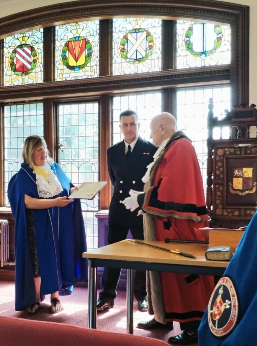 It's not an everyday experience, awarded... 

'The Freedom of Altrincham' is to be bestowed upon Stuart A Hurlston BCA, in respect of your dedication to the community of Altrincham and its environs as well as all manner of charitable causes and community vestiges'