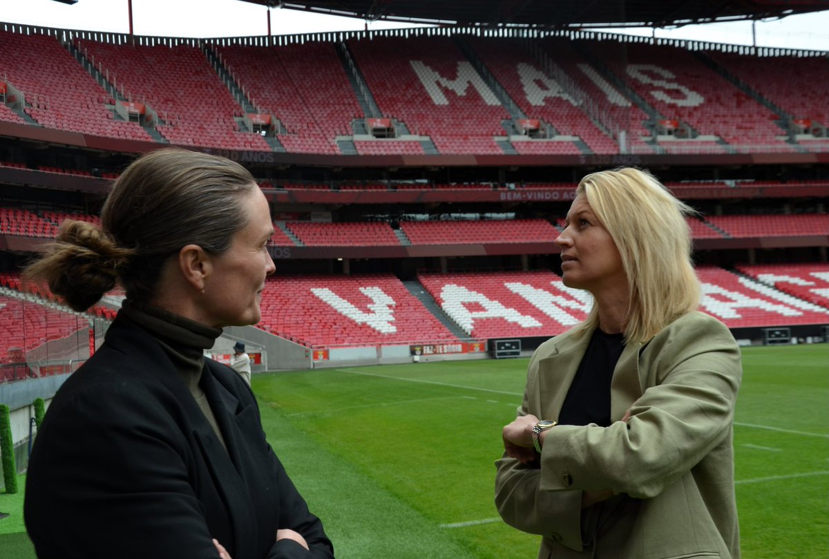 JanniArnth's tweet photo. Great session in Portugal 🔝✅ Learnings about competition design, women’s football empowerment, transfers of players, multi-club ownership, sporting strategy and business etc. Networking and sharing ideas 🙌 Top hospitality by @portugal @slbenfica @sportingcp @uefa_official etc https://t.co/KW9wZ0pdJD