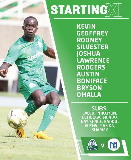 🟢 | TEAM NEWS How we line-up against Muhoroni Youth today in Murang'a. Tunamaliza hii maneno leo. #Sirkal | #GorFansClub