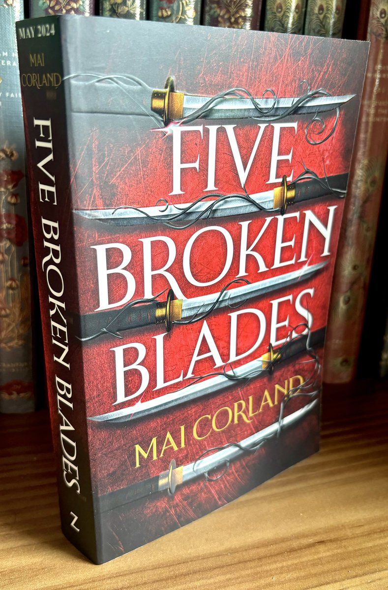 A great day to get stuck into #FiveBrokenBlades by Mai Corland from @ZaffreBooks with thanks to @ElliePilcher95 #booklover #bookblogger #bookboost #bookaddict #booktwitter #booktwt #booktok #booksworthreading #booksbooksbooks #bookstagram