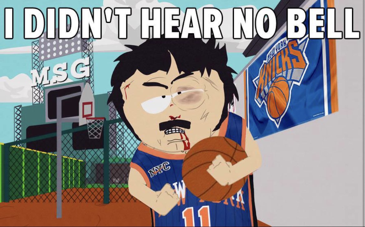 Game 7 @ Madison Square Garden today
