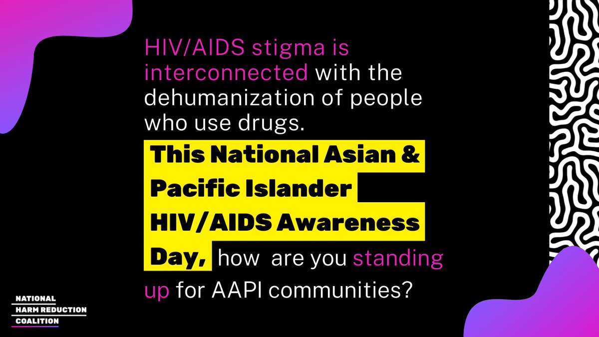 🧵It's our collective responsibility to ensure Asian & Pacific Islander communities are not overlooked & ignored, which happens far too often in health care settings & beyond. We must work to challenge racism & stigma this National Asian & Pacific Islander HIV/AIDS Awareness Day