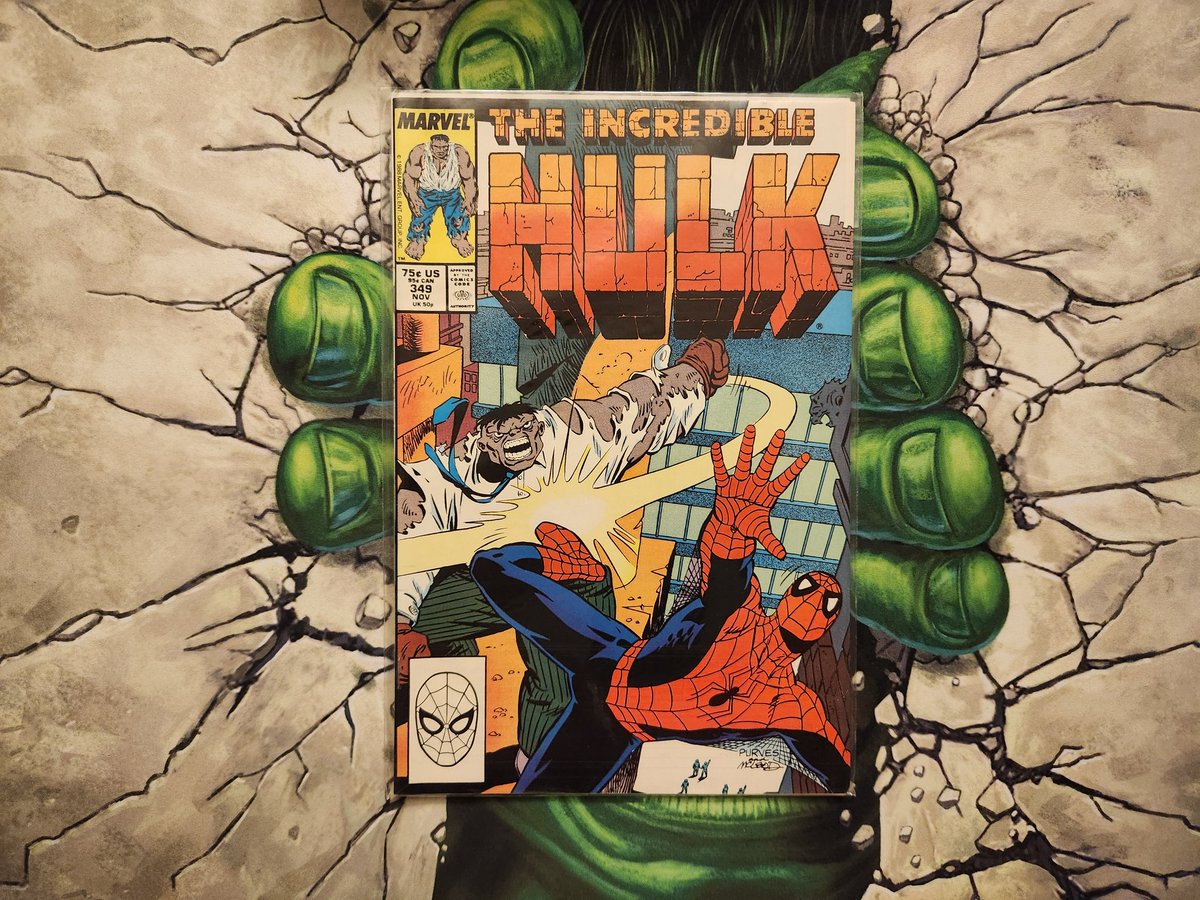 The Incredible Hulk #349. $1 bin pick-up. Featuring Spider-Man!!! #PhysicalMedia