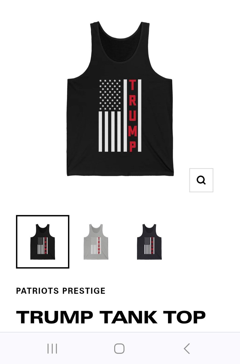 Guys, I'm promoting this Trump merch because I bought a couple of the tanks & I LOVE them! They fit great & very well made!!! There's also the trademark Trump gold sneakers that are cool as hell! Check it all out!🇺🇸🇺🇸🇺🇸 Use this link!👇 patriotsprestige.com/?ref=SHERI
